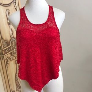 Red beautiful top